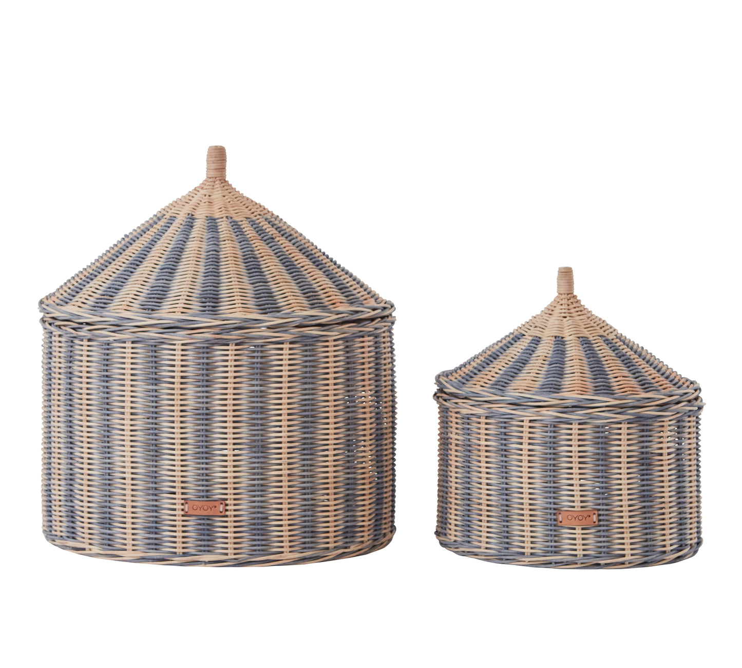 OYOY Circus Basket Set 2pcs Blue