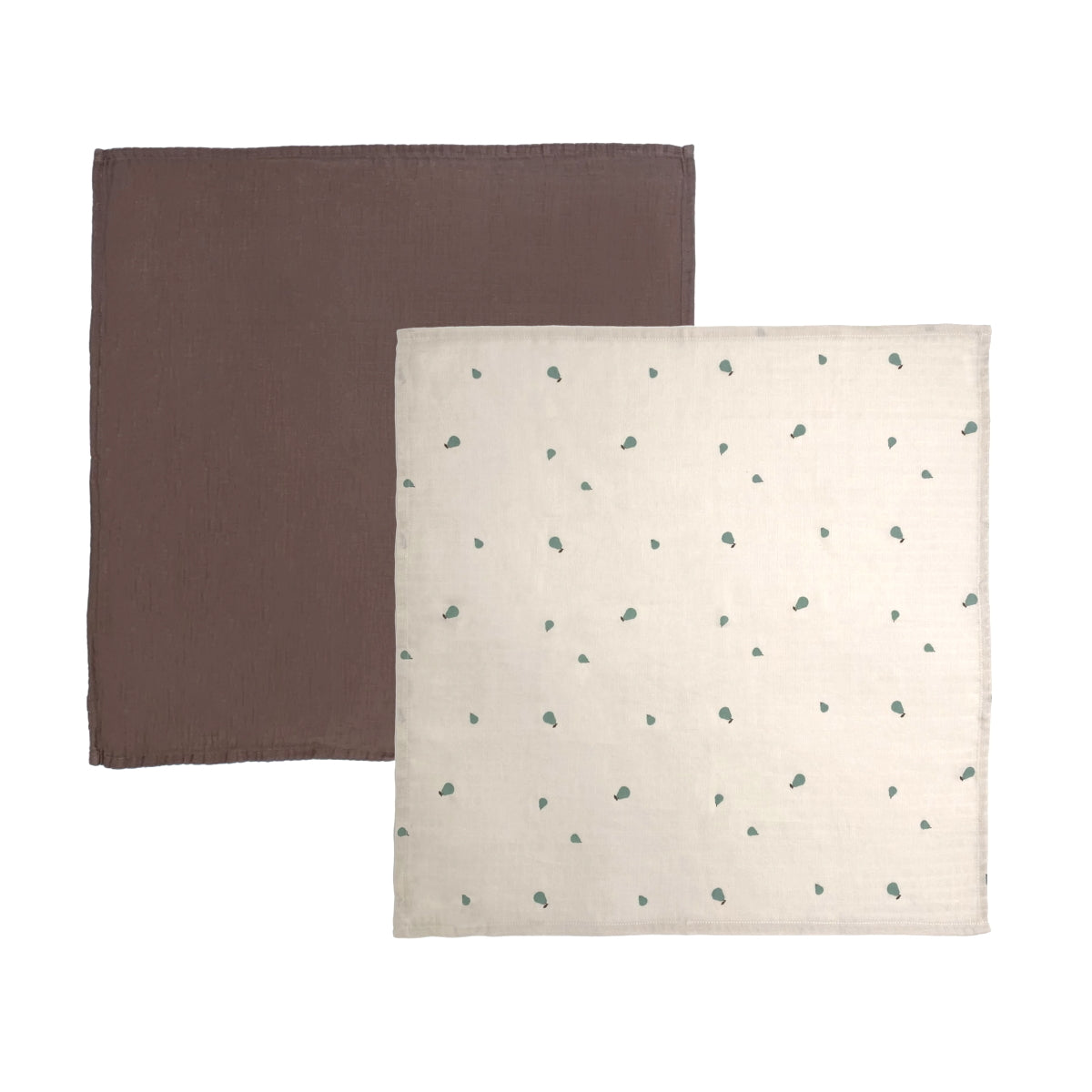 OYOY-yummy-muslin-2pcs-brown-clay
