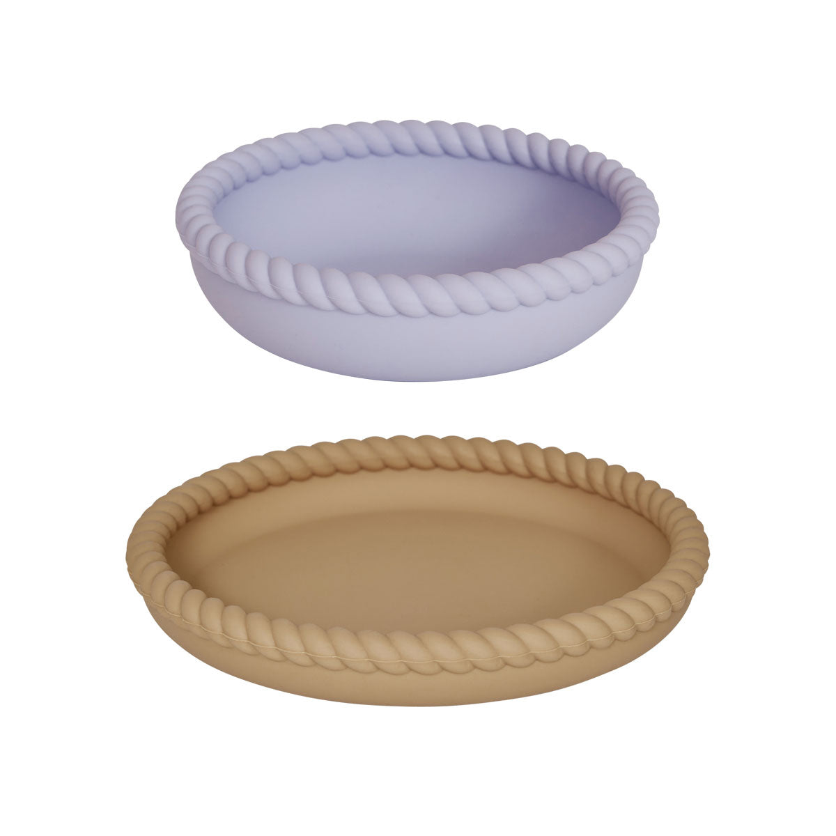 OYOY-mellow-plate-bowl-rubber-lavender