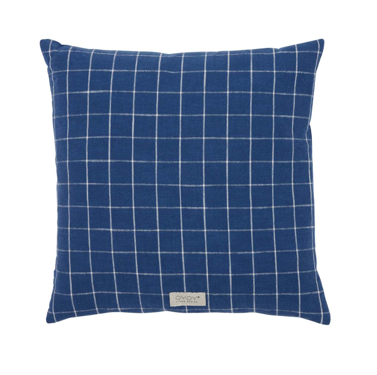 OYOY Kyoto Cushion Square Dark Blue