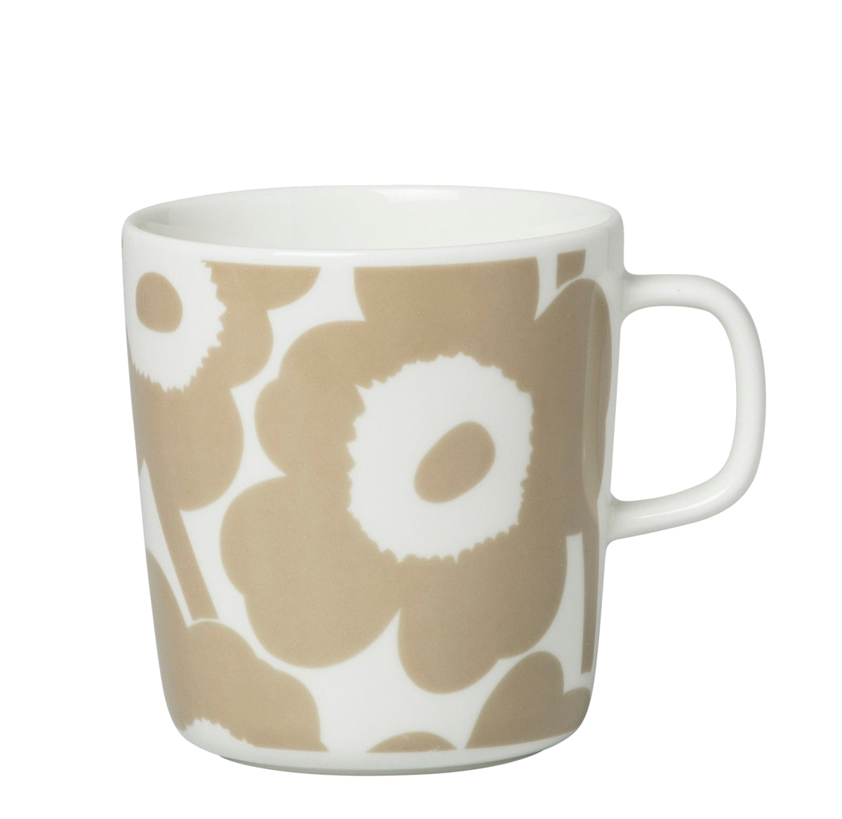 Marimekko Unikko Mug 4dl Beige-White