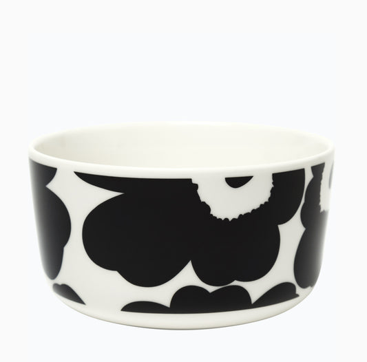 Marimekko-unikko-bowl-500ml-white-black