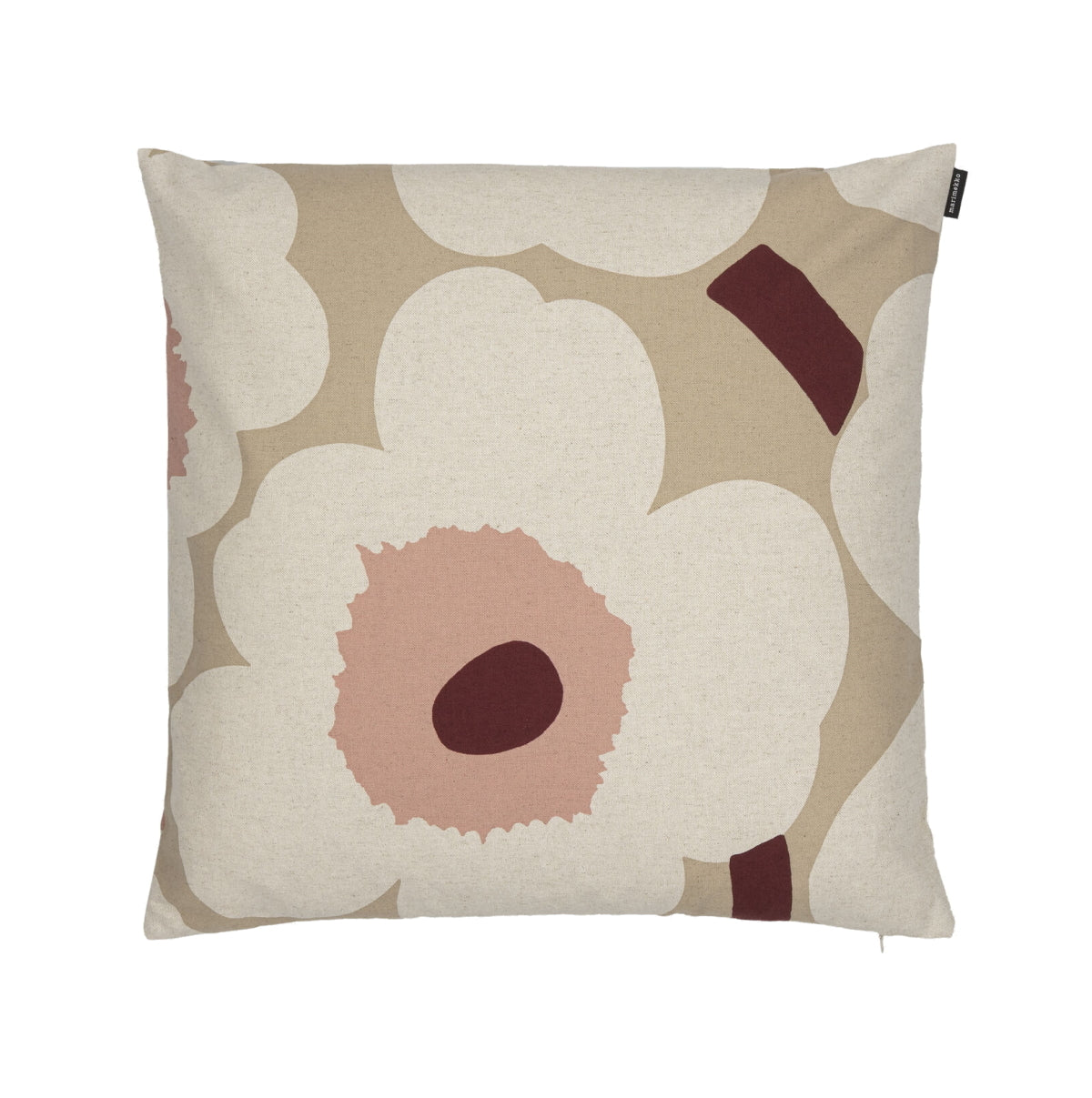 Marimekko-unikko-cushion-cover-linen
