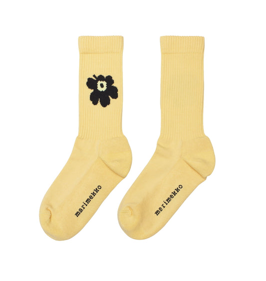 Marimekko Puikea Unikko Socks yellow