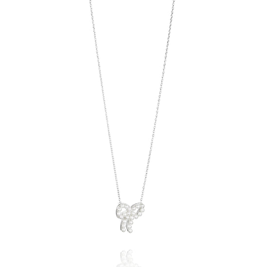 EfvaAttling-mini-pearls-bow-necklace