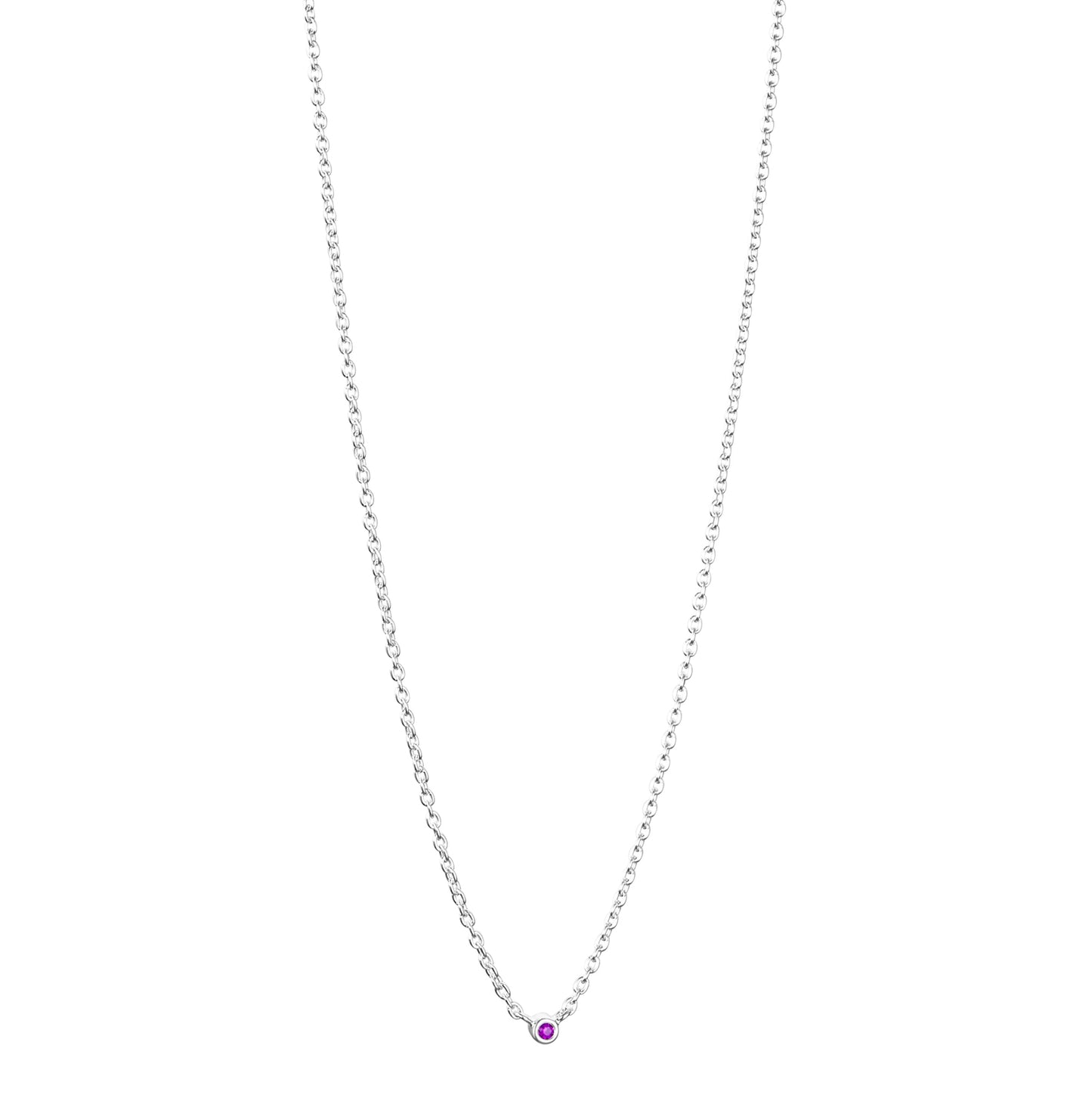 Micro Blink Necklace Sapphire