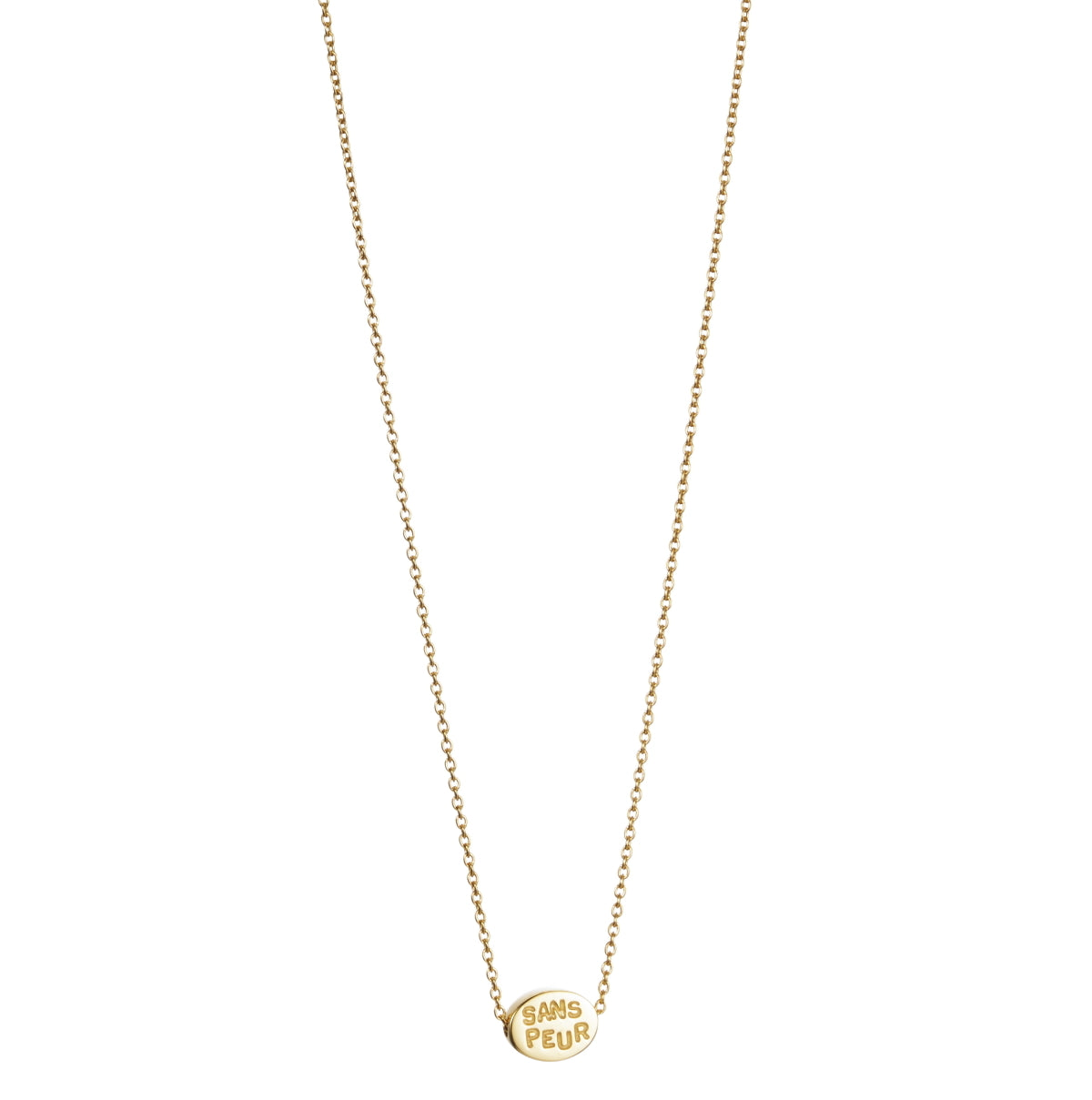 Mini Me Sans Peur Necklace Gold