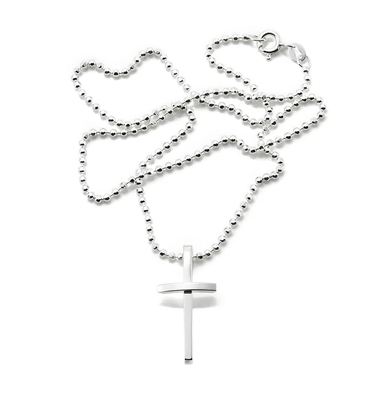 EfvaAttling-little-thin-cross-pendant-necklace