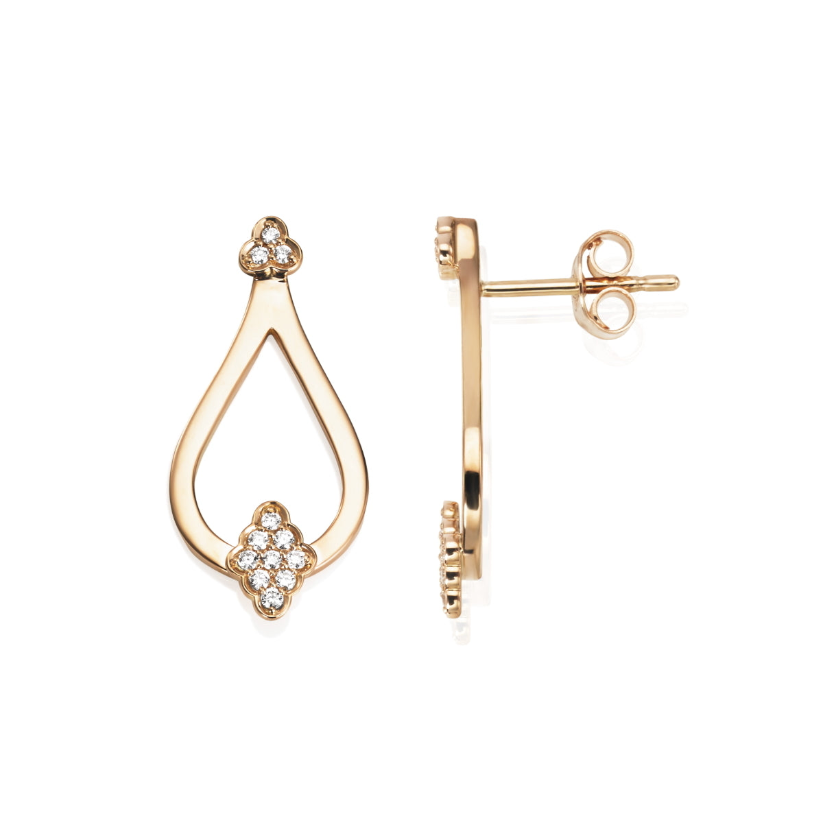 EfvaAttling-little-dew-drops-stars-earrings-gold