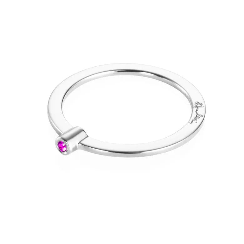 Micro Blink Ring Pink Sapphire