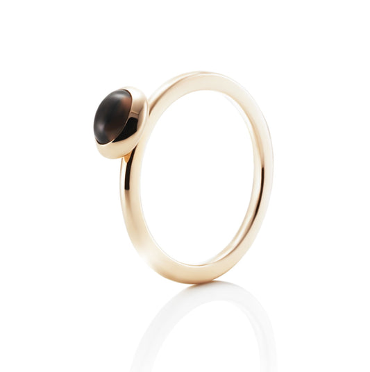 EfvaAttling-love-bead-ring-smokey-quartz-gold