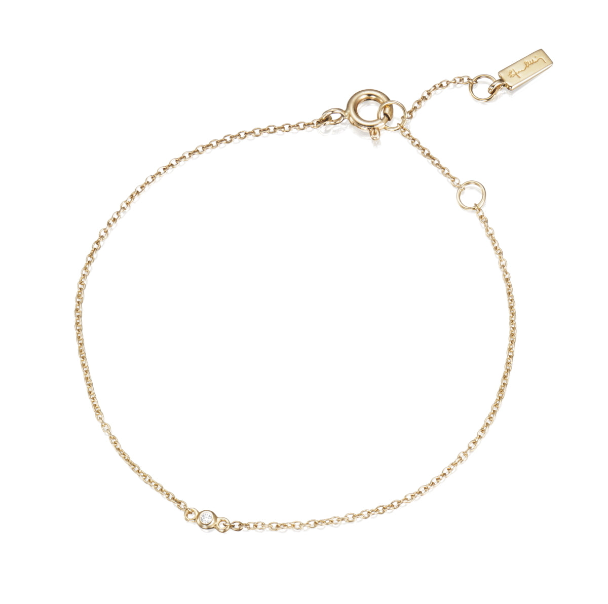 EfvaAttling-my-first-diamond-bracelet-gold