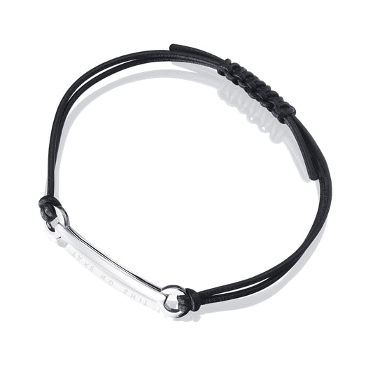 EfvaAttling-take-no-shit-leather-bracelet