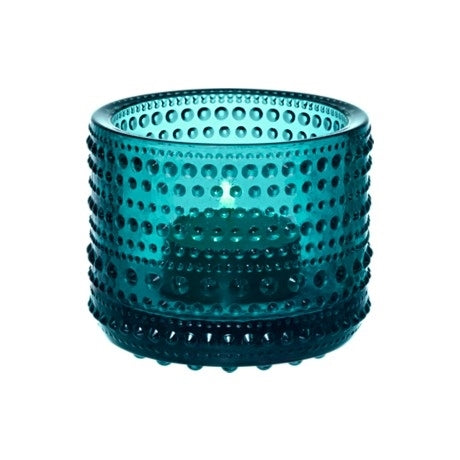 Iittala Kastehelmi Votive sea blue