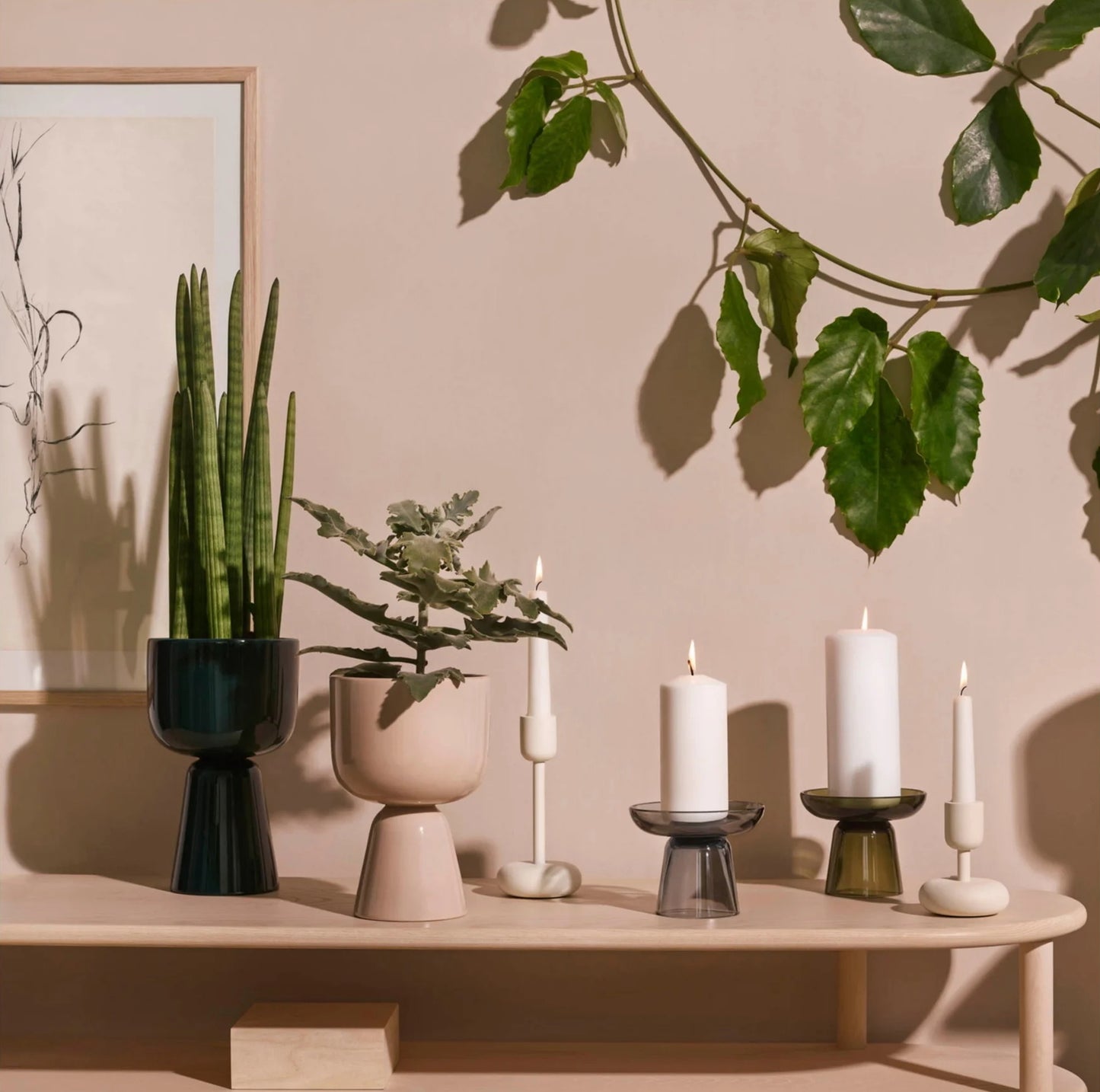 Iittala-nappula-candleholder-10cm-powder