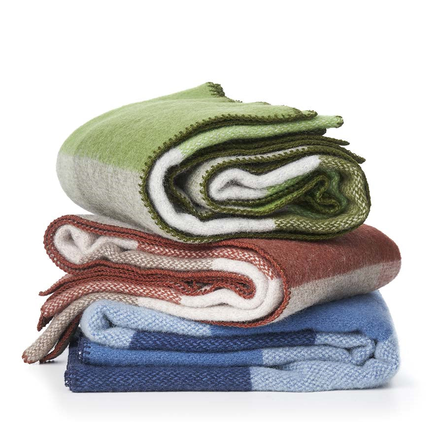 Klippan Block Wool Blanket