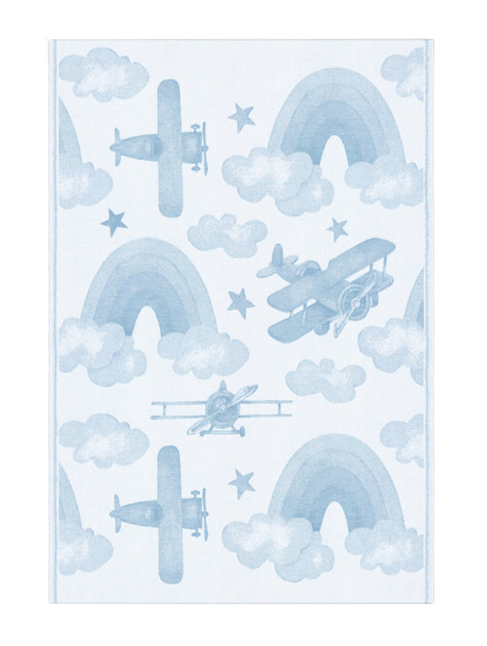 Ekelund Airplane Organic Cotton Baby Blanket