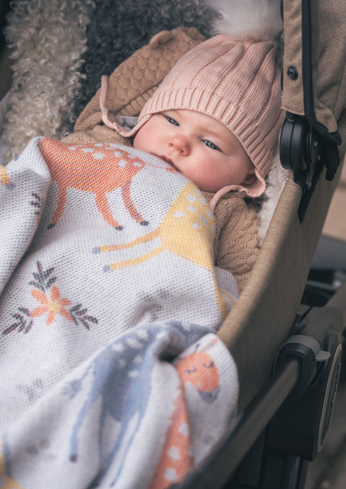 Ekelund Giraffer Organic Cotton Baby Blanket