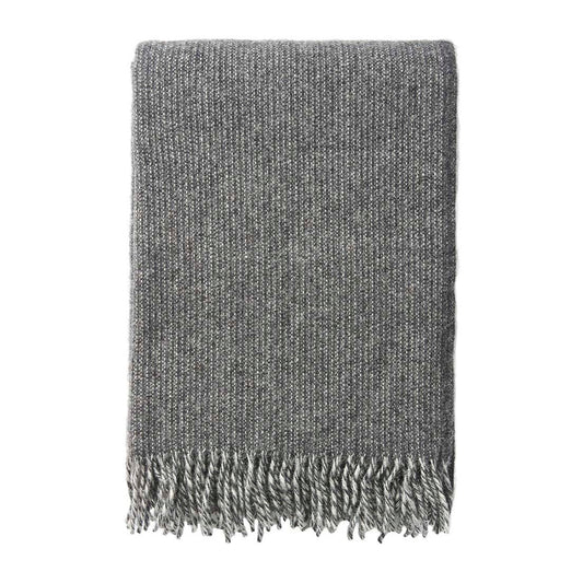 Klippan Shimmer Wool Blanket Grey