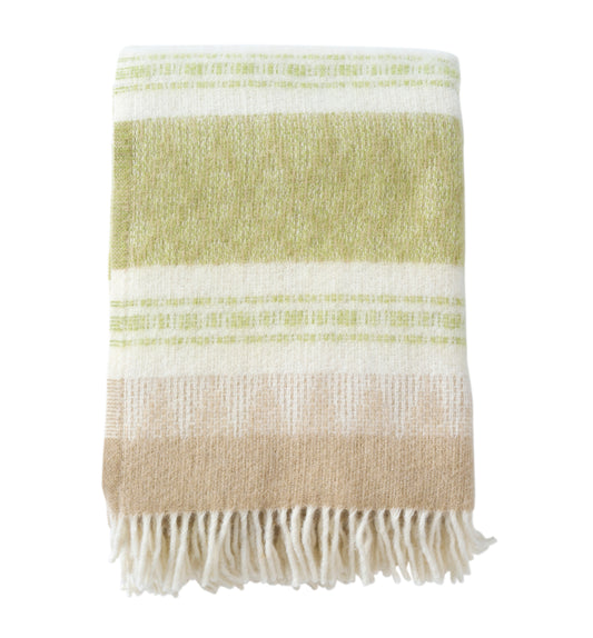 Klippan Freja Wool Blanket Lime