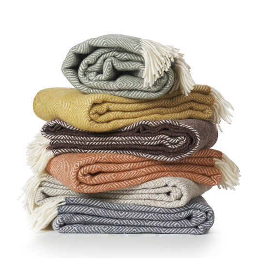 Klippan Gooseye Recycled Wool Blanket