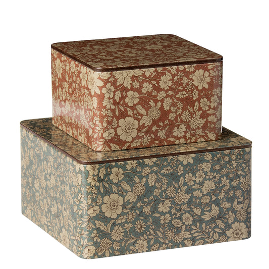 Maileg Metal Box Blossom 2pk