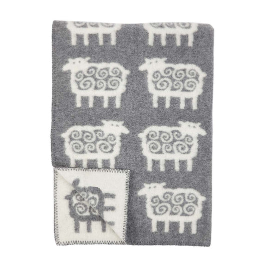 Klippan-sheep-organic-wool-baby-blanket-grey