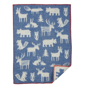 Klippan Forest Organic Wool Baby Blanket