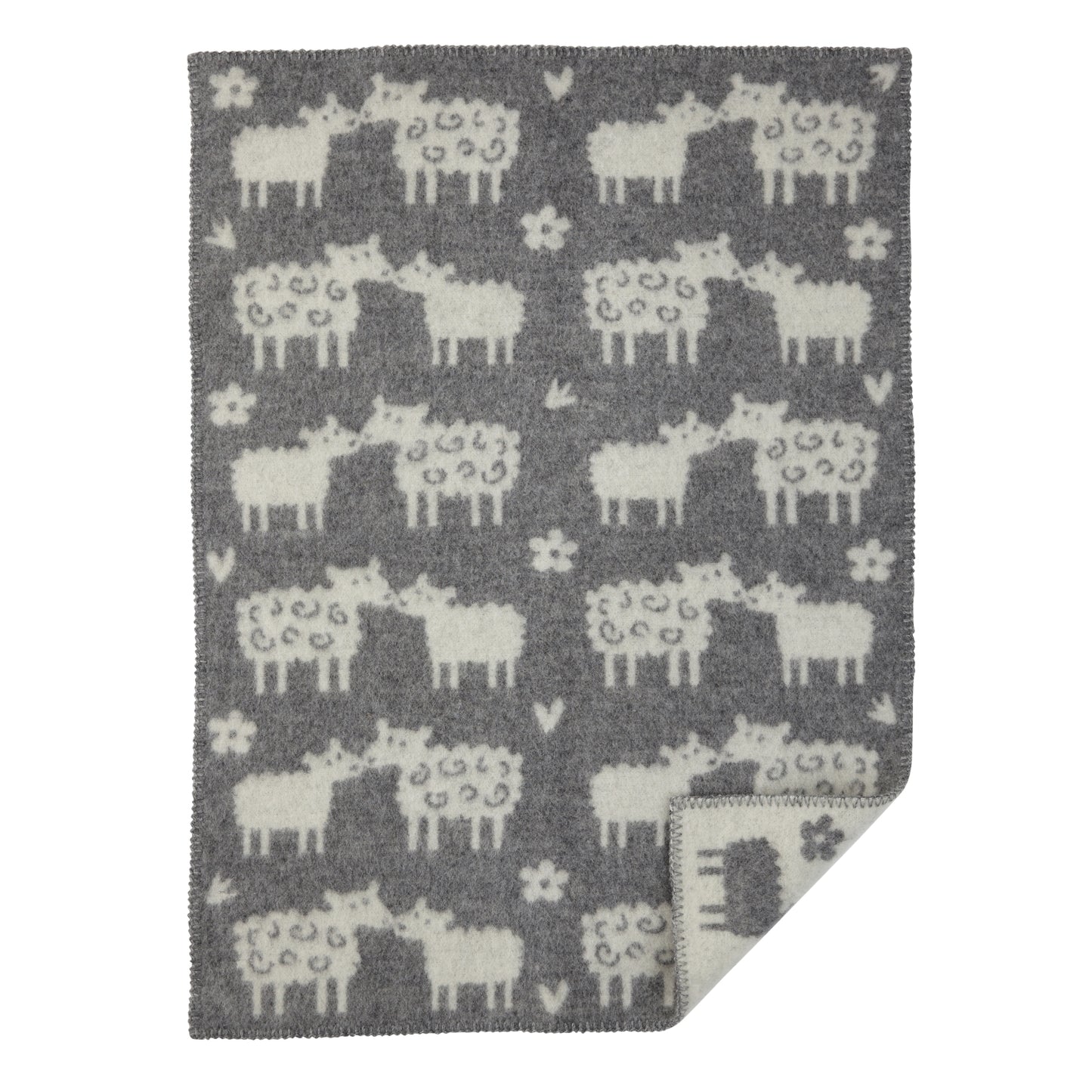 Klippan-baa-wool-blanket-grey