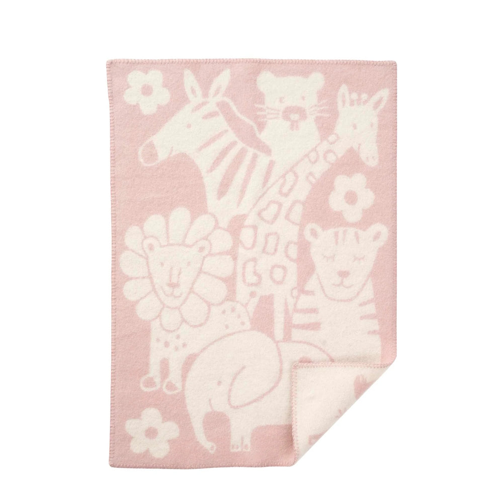 Klippan-picnic-eco-wool-baby-blanketPink