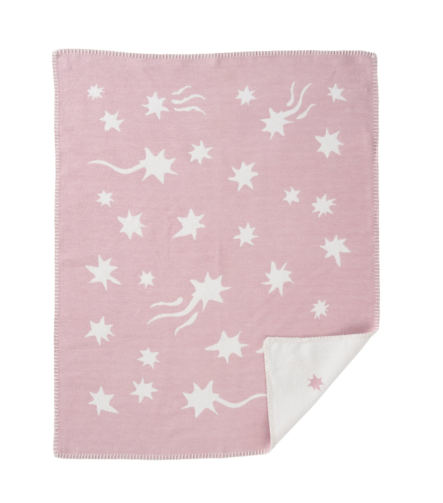 Shooting Star Organic Cotton Baby Blanket