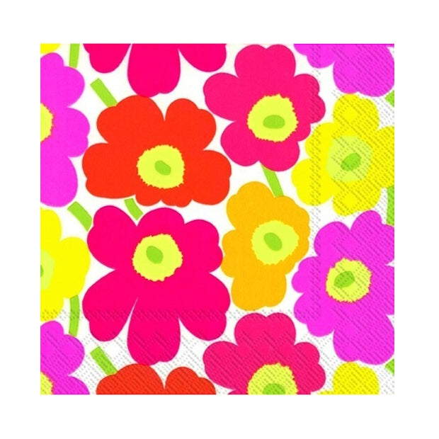 Marimekko-mini-unikko-napkin-multi