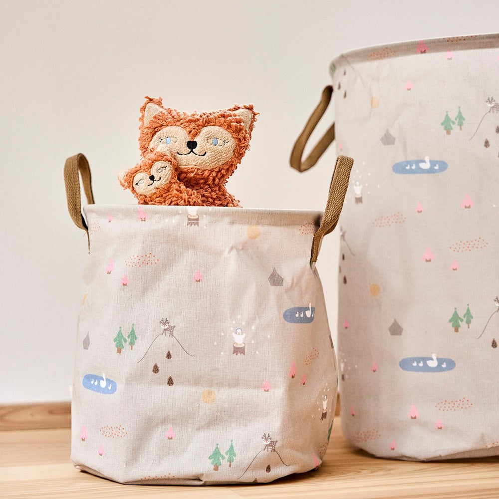 OYOY Deer & Duck Storage Laundry Basket