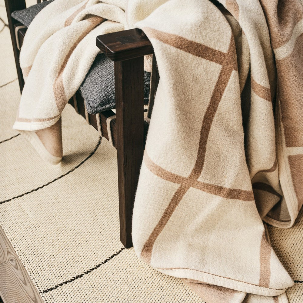 Pappelina Blanket Criss Beige