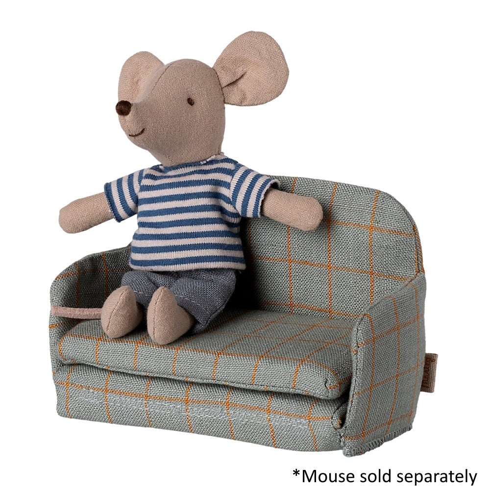 Maileg Sofa Bed Mouse Checker