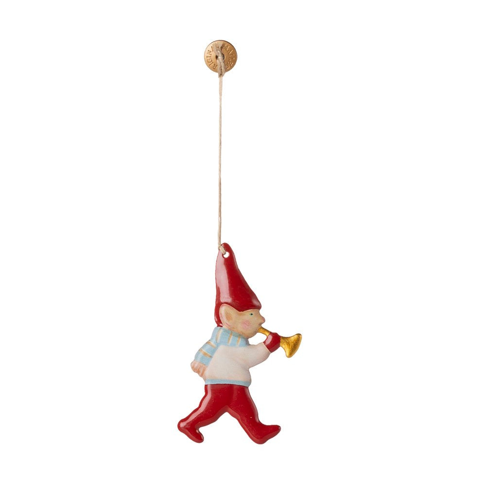 Maileg Metal Ornament Pixy Trumpet