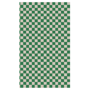 Maileg Gift Wrap Checker Green 10m