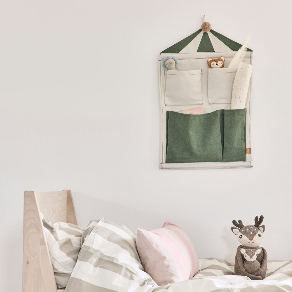 OYOY Circus Wall Storage 2 Green