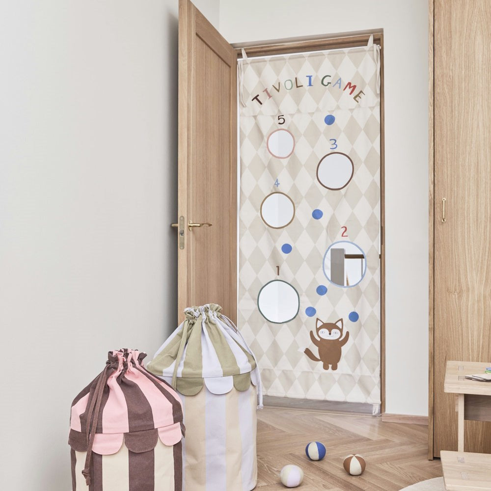 Door Target Game OYOY Tivoli Play Door Carnival Target Game for Kids Indoor Fun – Nordic ...