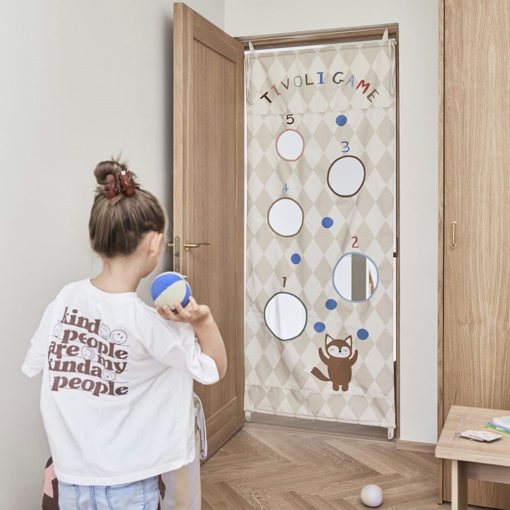 Door Target Game OYOY Tivoli Play Door Carnival Target Game for Kids Indoor Fun – Nordic ...