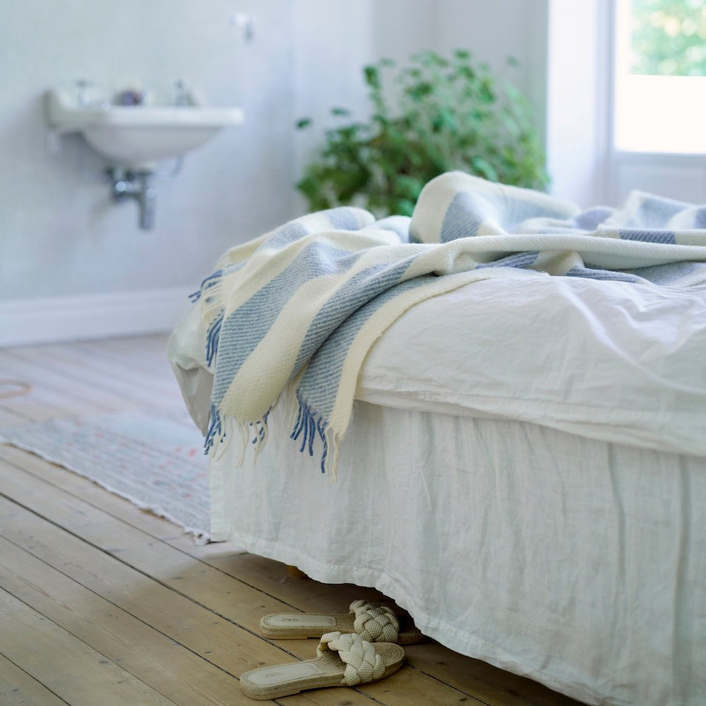 Klippan Gotland Vertical Stripe Wool Blanket