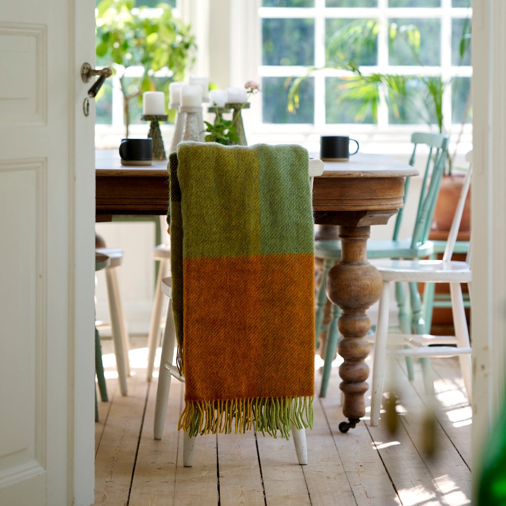 Klippan Gotland Check Wool Blanket