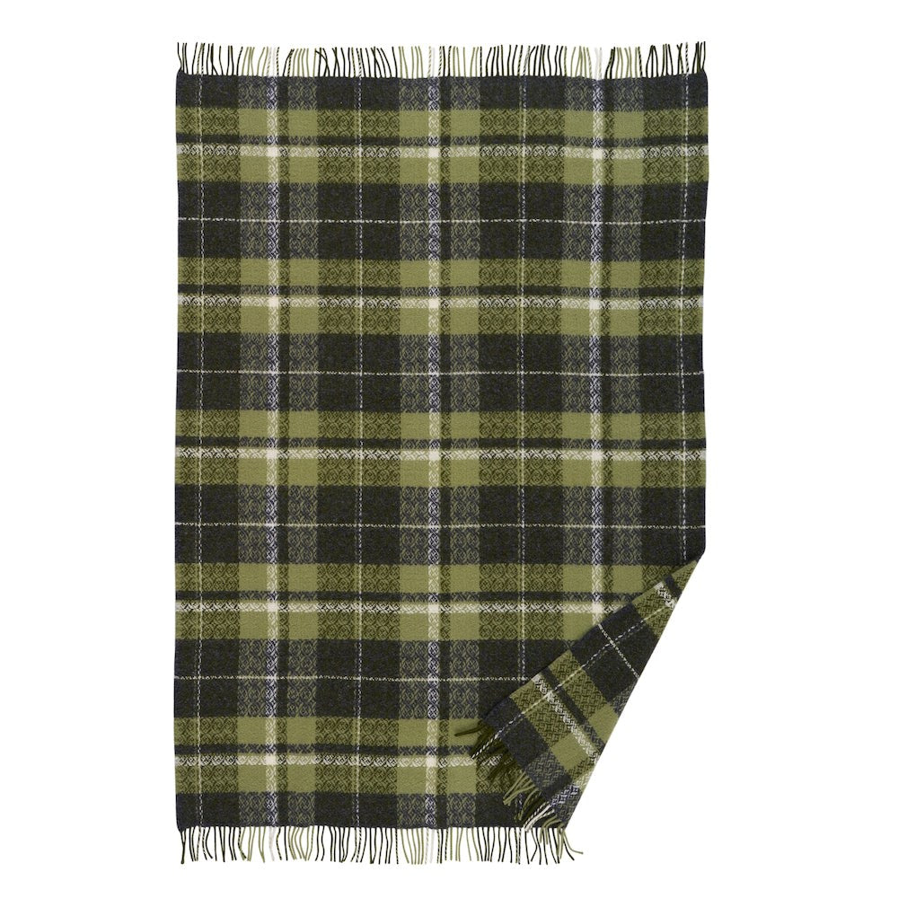 Klippan Snuggle Wool Blanket Green