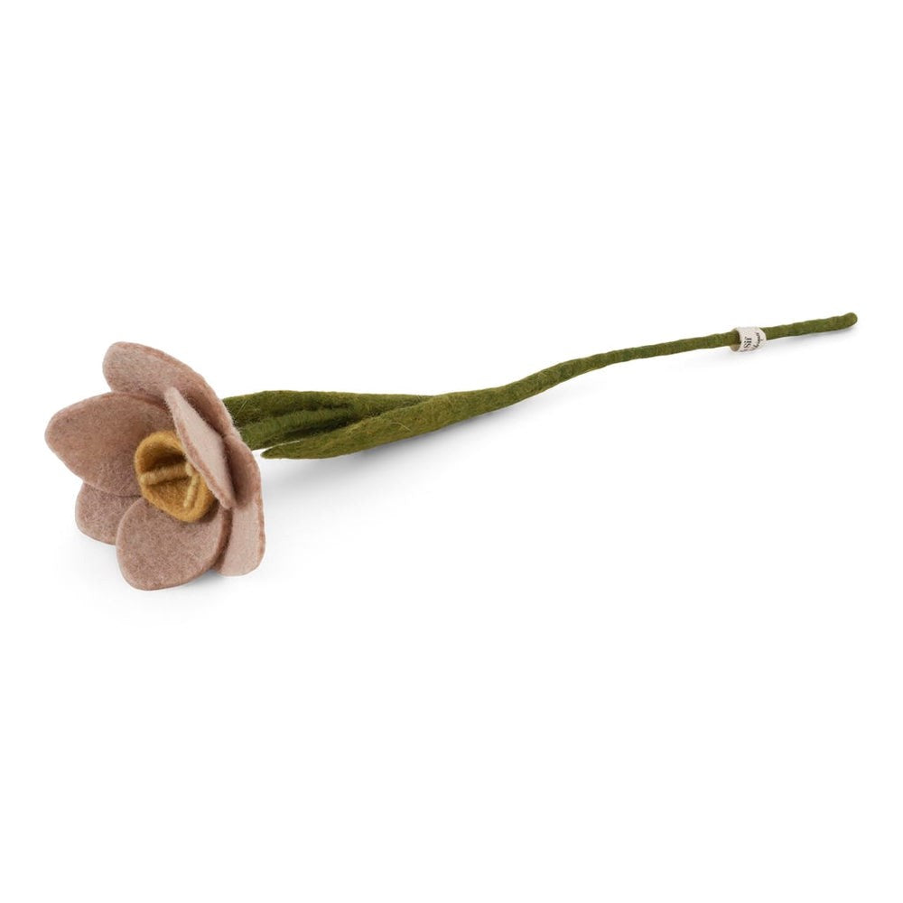 Gry & Sif Daffodil Felted Flower Light Pink Big