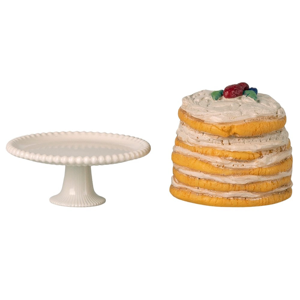 Maileg Party Cake and Cake Stand Mouse