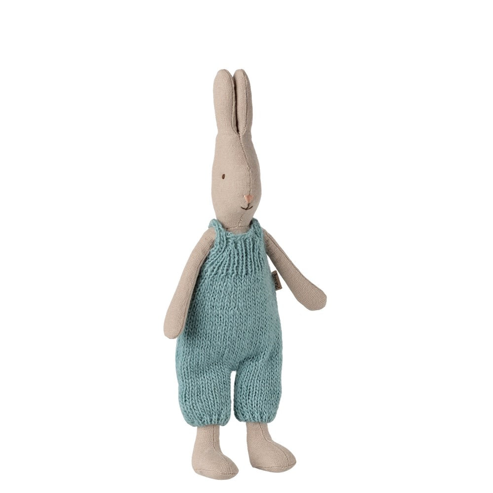 Mailer Danish Design Rabbit Maileg Rabbit Size 1 Classic Knitted Overall | Soft Toy Rabbit – Nordic ...
