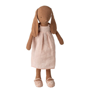 Maileg Bunny Size 3 Chocolate Brown Dress and Shoes