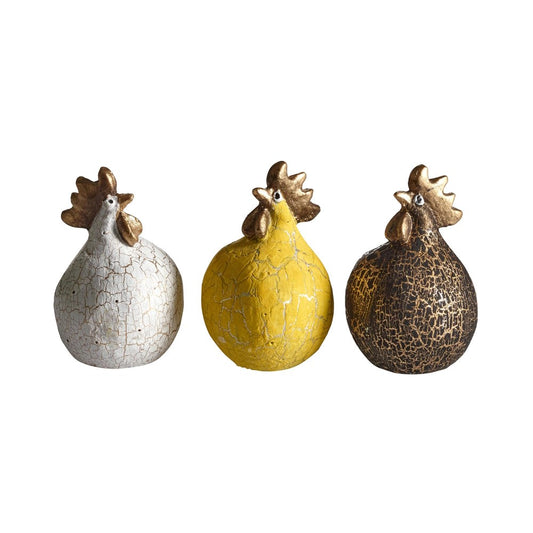 Naasgransgarden Hen Cracked Decoration 3pcs