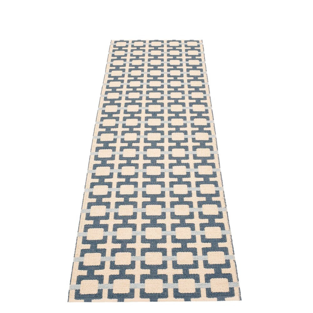 Pappelina Rug Tom Ocean Blue 70x240
