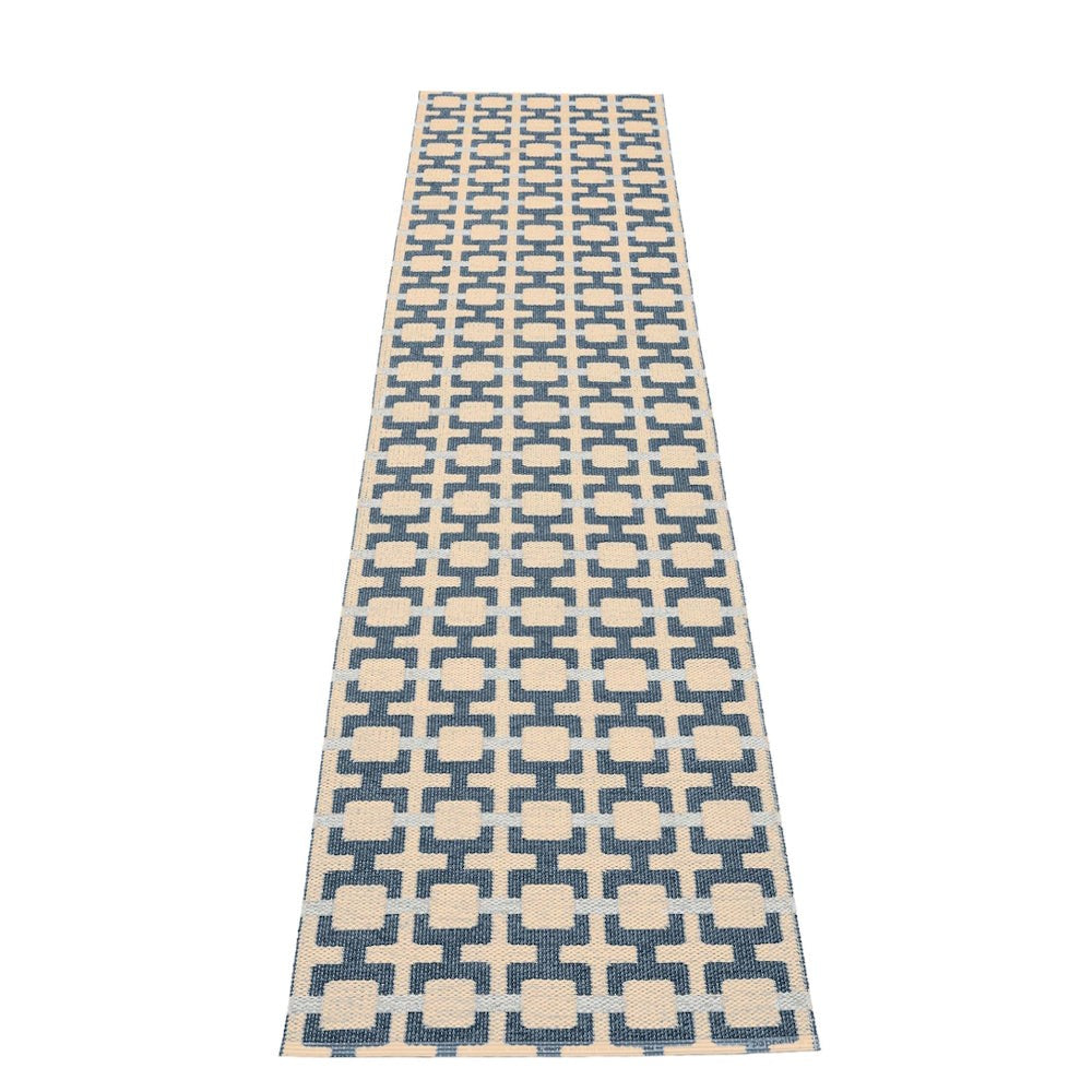 Pappelina Rug Tom Ocean Blue 70x300